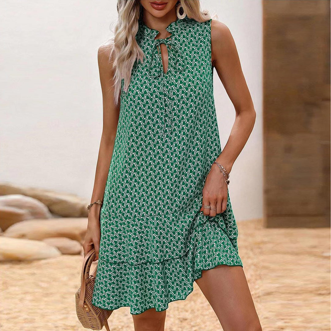 Lynn™| Elegantes ärmelloses Kleid mit V-Ausschnitt