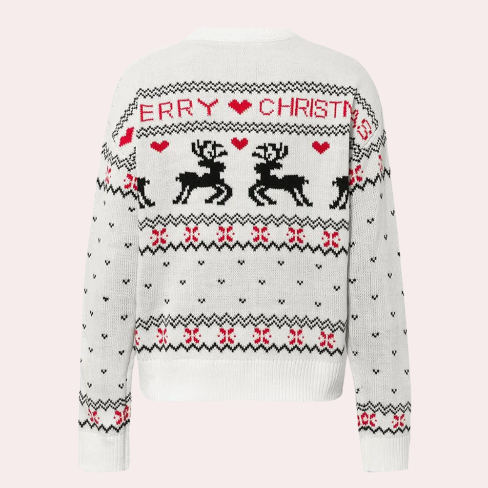 FEONA - Eleganter Damen Weihnachtspullover mit Stil