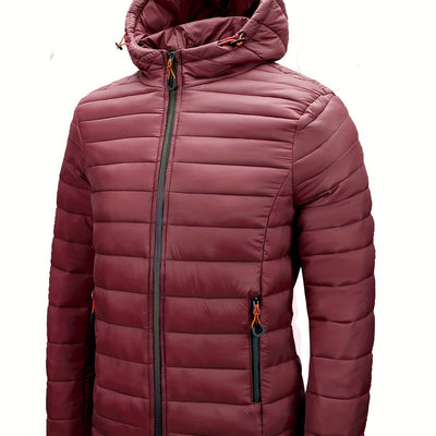 Fudus | Leichte Gesteppte Nylon Herrenjacke Mit Kapuze