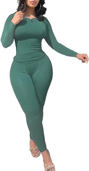 Bequemer Vintage Langer Jogginganzug für Damen | Ideal für den Sommer