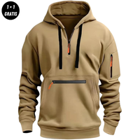 FRED - eleganter und bequemer Kapuzenpullover in Braun