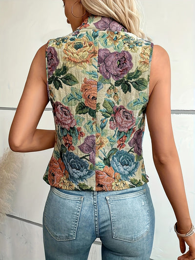 Eve | Geblümte Strickjacke für stilvolle Eleganz