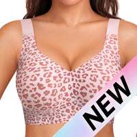 Mona | Bügelloser Daily Push-Up BH in Pink Leopard