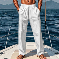 Timo | Atmungsaktive Baumwoll-Sporthose in Weiß