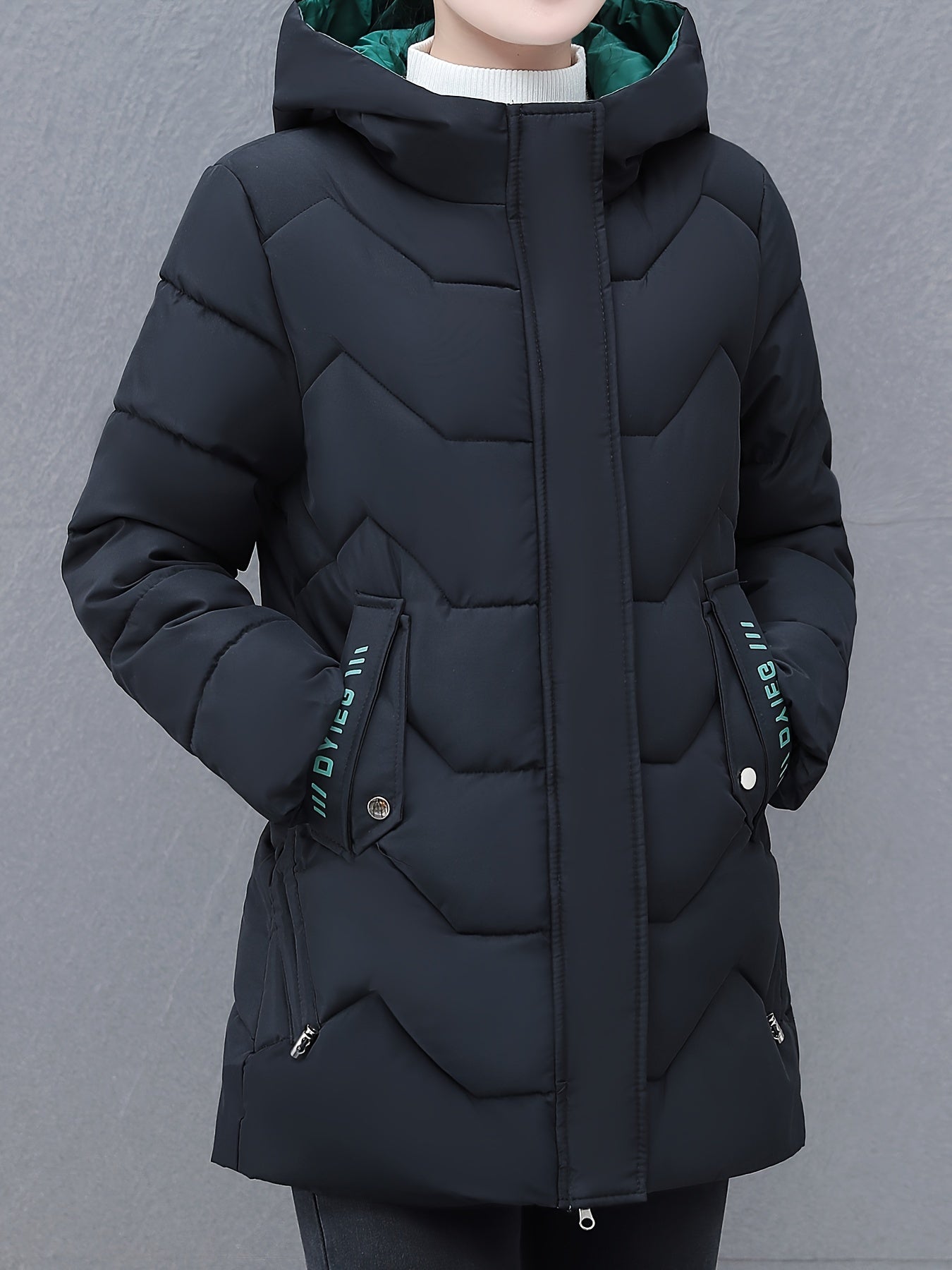 Casual Puffer Wintermantel mit Taschen für Damen | Ideal für den Winter