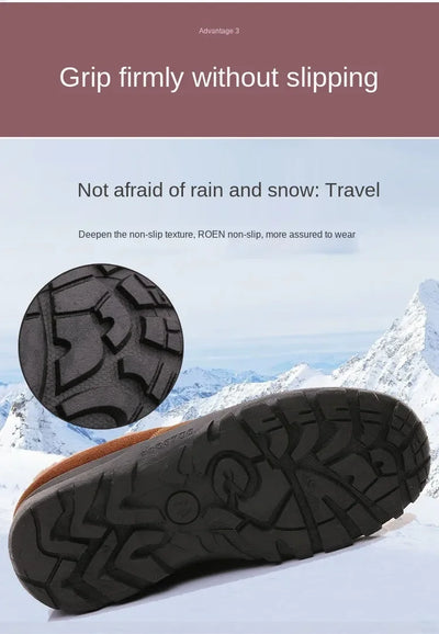 Helane | Leder Schneestiefel Comfy 2024