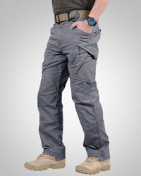 Steven | Herren Taktische Cargo Outdoor Wanderhose in Grau