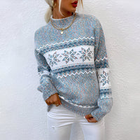 Joselyne - Damenpullover für den Winter in Blau