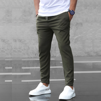 Aljure - Bequeme Slim-Fit-Hosen für Herren in Grün