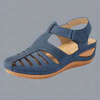 Hanna | Orthopädische Sandale mit Hallux-Valgus-Unterstützung in Blau
