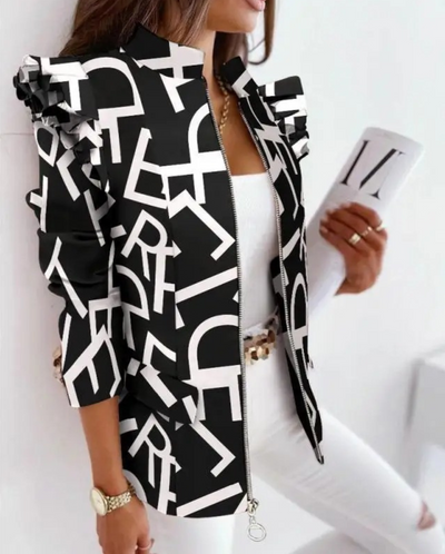 Fudus | Einzigartiger Blazer Mit Druck