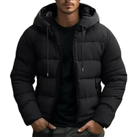 Theon | Warm Winterjacke für Männer in Schwarz