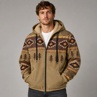 Mervin - Farbige und kuschelige Hoodies für Herren in Khaki