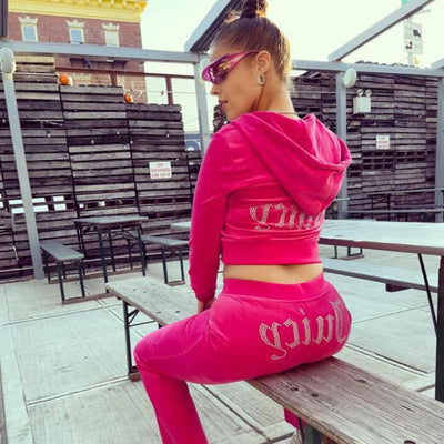 Trendiger Y2k-Juicy-Trainingsanzug - Joyline