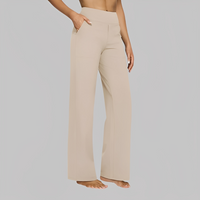 Arrthi - Trendige Damen-Stretchhosen in Beige