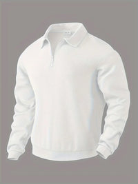 Rico Pullover - Eleganter warmer Winterpullover für Männer in Weiß