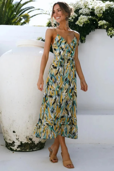 Sarina - Elegantes Sommer-Midikleid für Damen