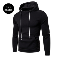 Herren Premium Herbstpullover  - DAVE in Schwarz