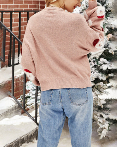 Warmer Baumwollpullover Cristmass für Damen | Ideal für den Winter