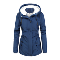 Hilary - Schicke und bequeme Kapuzenjacke in Blau