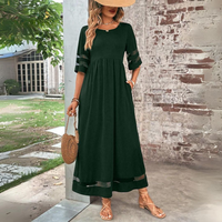 Aubrée | Figurumschmeichelndes Midi-Kleid in Grün