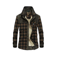WODEN - Jacke aus dickem Flanell für Männer in Grau