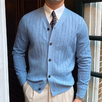 Xeno- Strickjacke für Männer in Blau