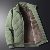 Rowann Fleece-Steppjacke – Komfort und warmjacke in Grün