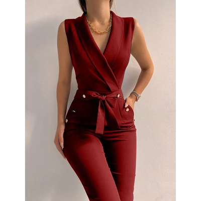 Sassie | Eleganter Langer Jumpsuit