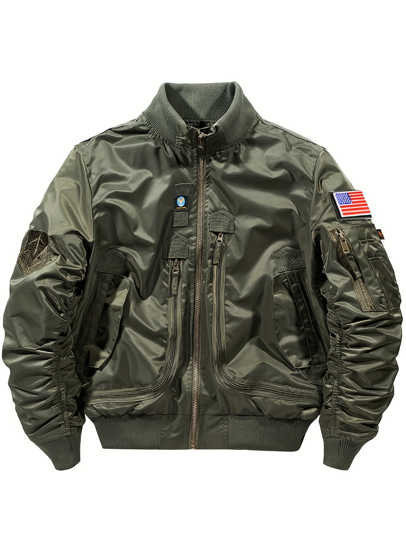 Warme Stehkragen Bomber Taktische Outdoor Jacke für Herren | Perfekt für Outdoor-Aktivitäten