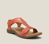 Charlotte | Elegante orthopädische Sandale für Damen in Rot