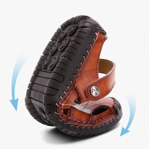 Morgan | Outdoor-Sandalen aus weichem Leder