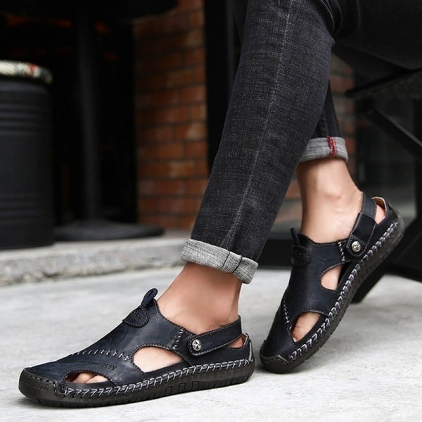 Morgan | Outdoor-Sandalen aus weichem Leder