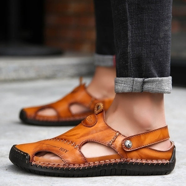 Morgan | Outdoor-Sandalen aus weichem Leder