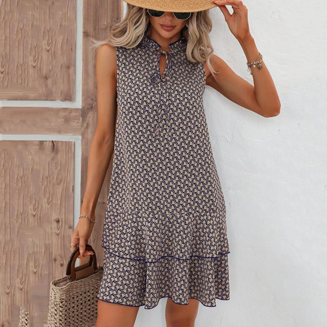 Lynn™| Elegantes ärmelloses Kleid mit V-Ausschnitt