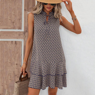 Lynn™| Elegantes ärmelloses Kleid mit V-Ausschnitt