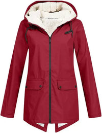 AMELIA - Outdoor-Regenmantel für Damen in Rot