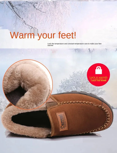 Helane | Leder Schneestiefel Comfy 2024
