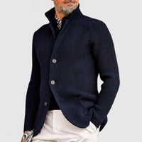 Marc | Elegante Strickjacke in Marineblau