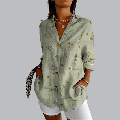 Irmgard™ | Weite Bluse mit elegantem Schnitt