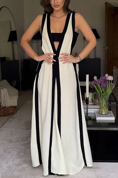 Lorelei | Reversibles Maxikleid im eleganten Stil