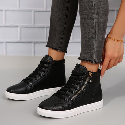 Fudus | Einfache Lässige Sneakers Mit Reißverschluss