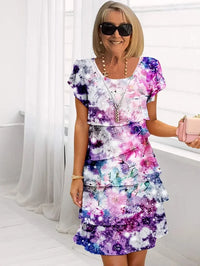 Marvelle™ - Bloom Ruffle Dress in Lila (Fast ausverkauft)