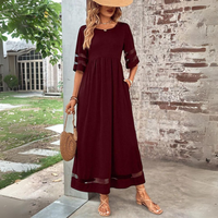 Aubrée | Figurumschmeichelndes Midi-Kleid in Rot