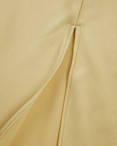 Elisa | Langes Abendkleid mit offenem Rücken und Satin-Schlitz