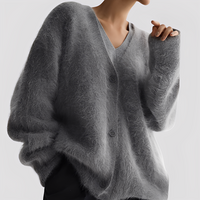 Lavena - Bequemer Pullover in Dunkelgrau
