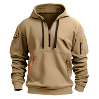 Paxton - Bequeme Kapuzenjacke in Khaki