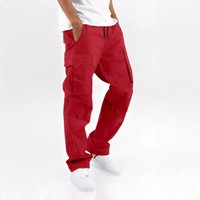 Ronelle - Bequeme Freizeithose in Rot