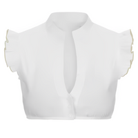 Sharla - Elegante Bluse für das Oktoberfest in Beige