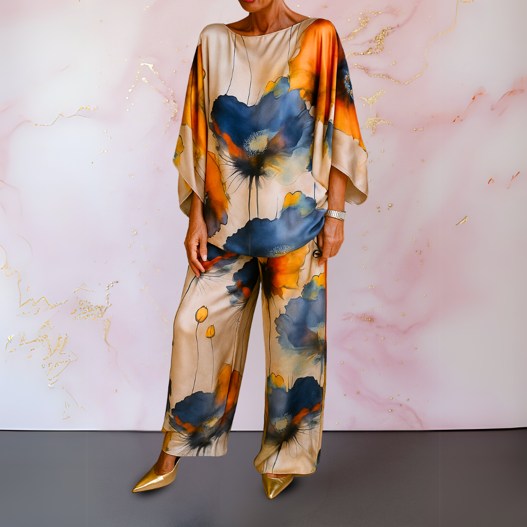 Mona™| Zweiteiliges Damen-Set aus Satin